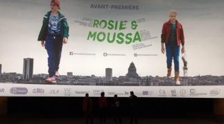 scherm avant première Rosie en Moussa